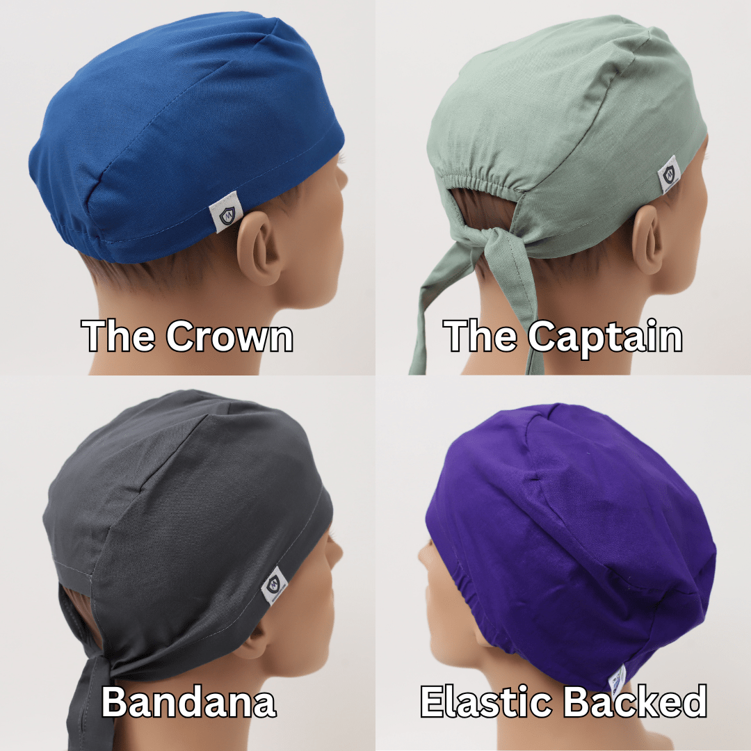 Captain Scrub Caps | Reusable | 30+ Colours
