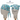 Two mannequins display teal scrub caps with cartoon cats in scrubs and lab coats. One cap has playful fabric ears, ideal for healthcare professionals. The text reads Customisation Examples, directing attention to the Scrub Cap With Ears. Brand name: Medicus Scrub Caps.