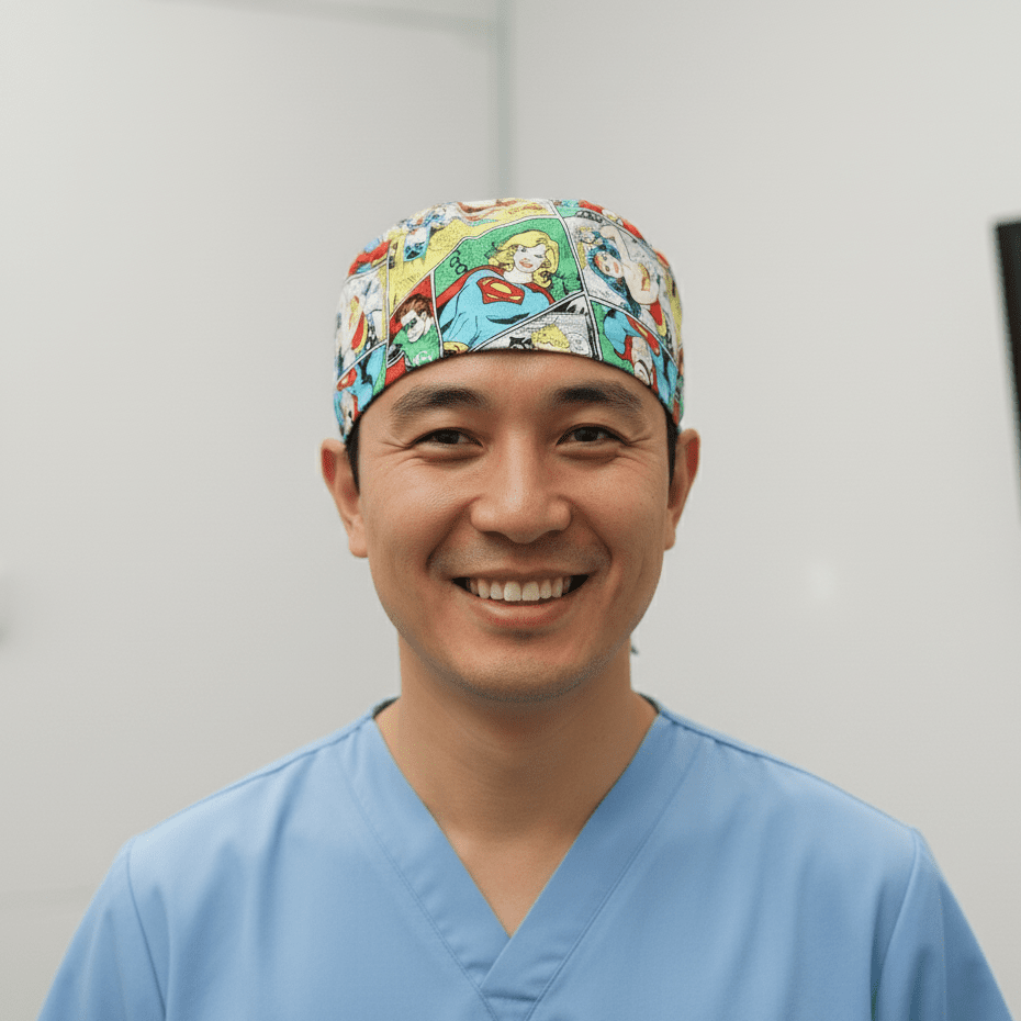 DC Comics Superheroes Colour Comic Scrub Cap