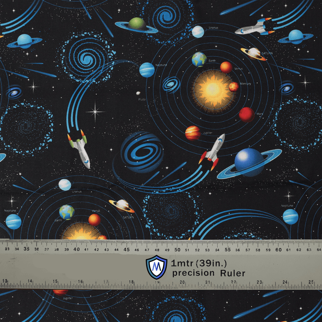 Spaceships Planets Rockets Scrub Cap