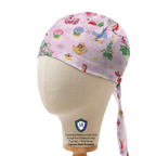 Disney Alice in wonderland Rose Garden scrub cap in Captain fitted style
