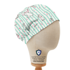 Disney Marie Cat Striped scrub cap in Elastic Backed no-tie style