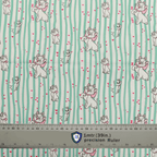 Disney Marie Cat Striped fabric pattern detail close-up