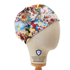 Disney Overload scrub cap in Elastic Backed no-tie style