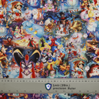 Disney Overload fabric pattern detail close-up