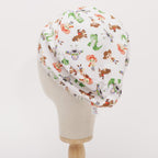 Disney Pixar Toy Story 2 Character Mashup scrub cap fabric texture close-up