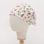 Disney Pixar Toy Story 2 Character Mashup scrub cap fabric pattern close-up