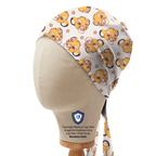Lion King Simba Head Toss scrub cap in Bandana tie-back style