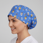 Disney Pixar UP Movie scrub cap shown on model