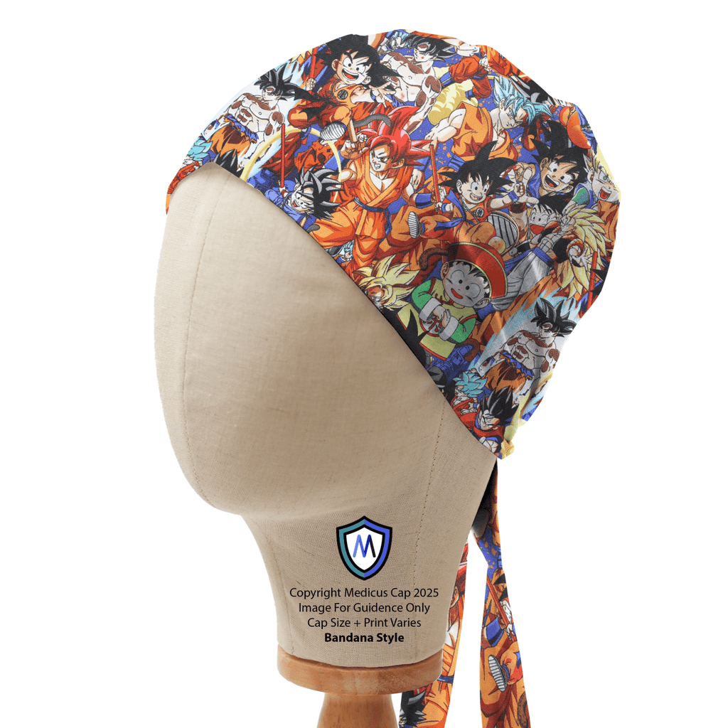 Dragonball Z Family Fabric Scrub Cap
