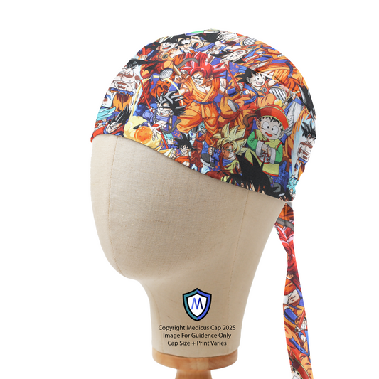 Dragonball Z Family Fabric Scrub Cap