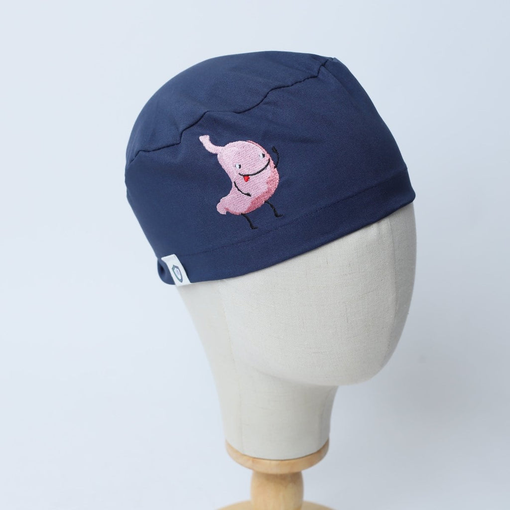 Embroidery - Happy Stomach - Scrub Cap