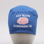 Embroidery - Brain Diagnosing Keep Talking Scrub Cap