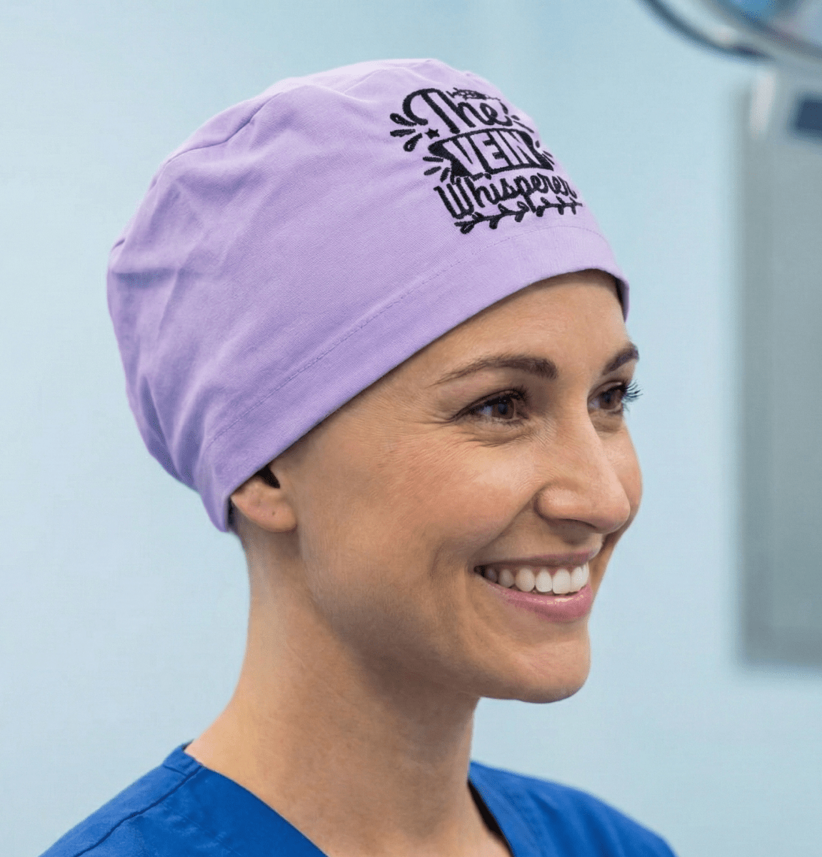 Embroidery - The Vein Whisperer Scrub Cap