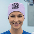 Embroidery - The Vein Whisperer Scrub Cap