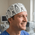 Eye Chart Test Scrub Cap