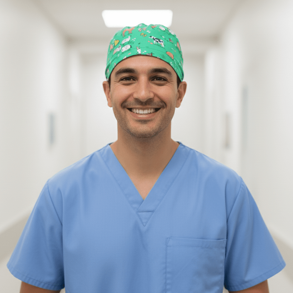 Gorro de quirófano para granjeros