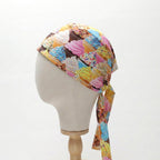 Food Cupcake Galore scrub cap shown on mannequin head