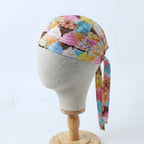 Food Cupcake Galore scrub cap shown on mannequin head