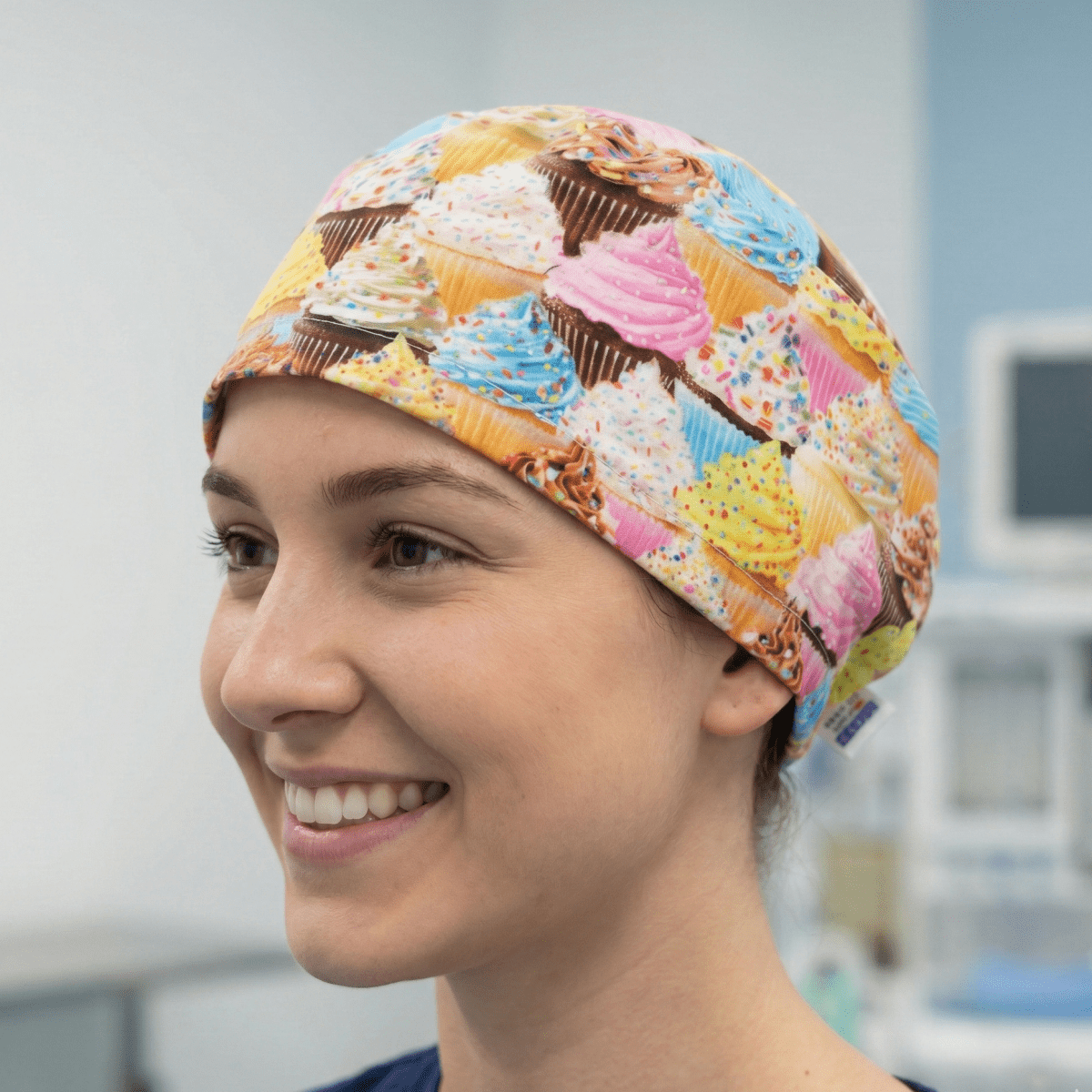 Food Cupcake Galore Scrub Cap