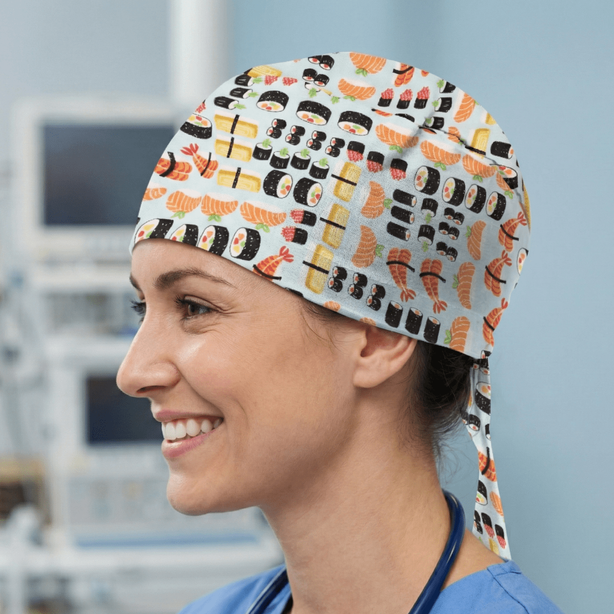 Food Sushi Kawaii Classic Scrub Cap