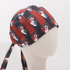 Football Club AFC Bournemouth FC scrub cap, side view on mannequin