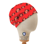 Sunderland Football scrub cap in Duchess elastic-back style