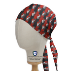 Football Club AFC Bournemouth FC scrub cap in Bandana tie-back style
