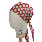 Football Club Aston Villa AVFC FC scrub cap in Bandana tie-back style