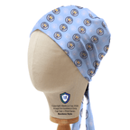 Football Club Manchester City Blue scrub cap in Bandana tie-back style