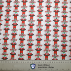 Southampton Football scrub cap pattern shown flat