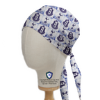 Football Club Tottenham Hotspurs FC scrub cap in Bandana tie-back style