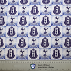Tottenham Hotspurs Football scrub cap pattern shown flat
