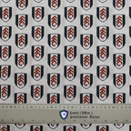 Football Fulham FC fabric pattern detail close-up
