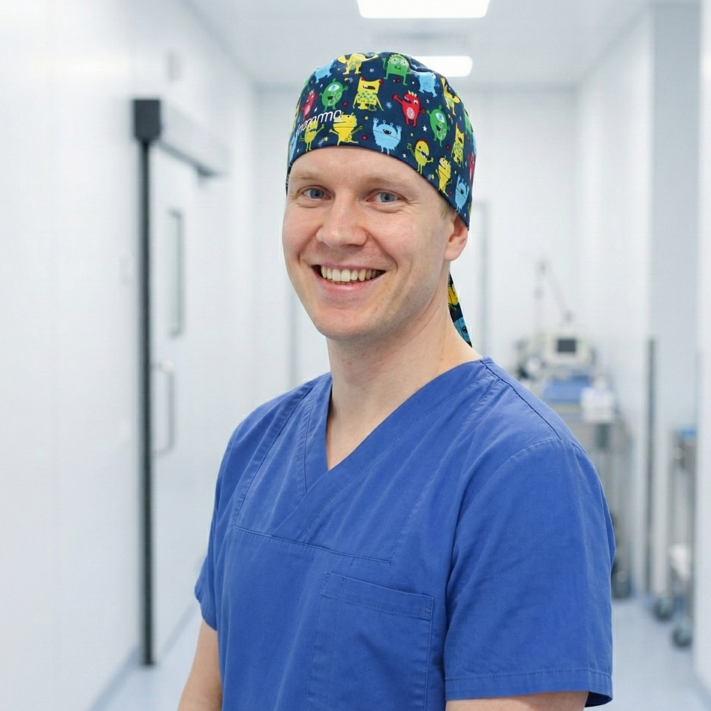 Germs Monsters #2 Scrub Cap