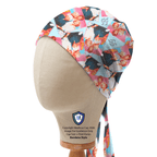 Golden Girls TV Miami scrub cap in Bandana tie-back style