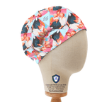 Golden Girls TV Miami scrub cap in Duchess elastic-back style