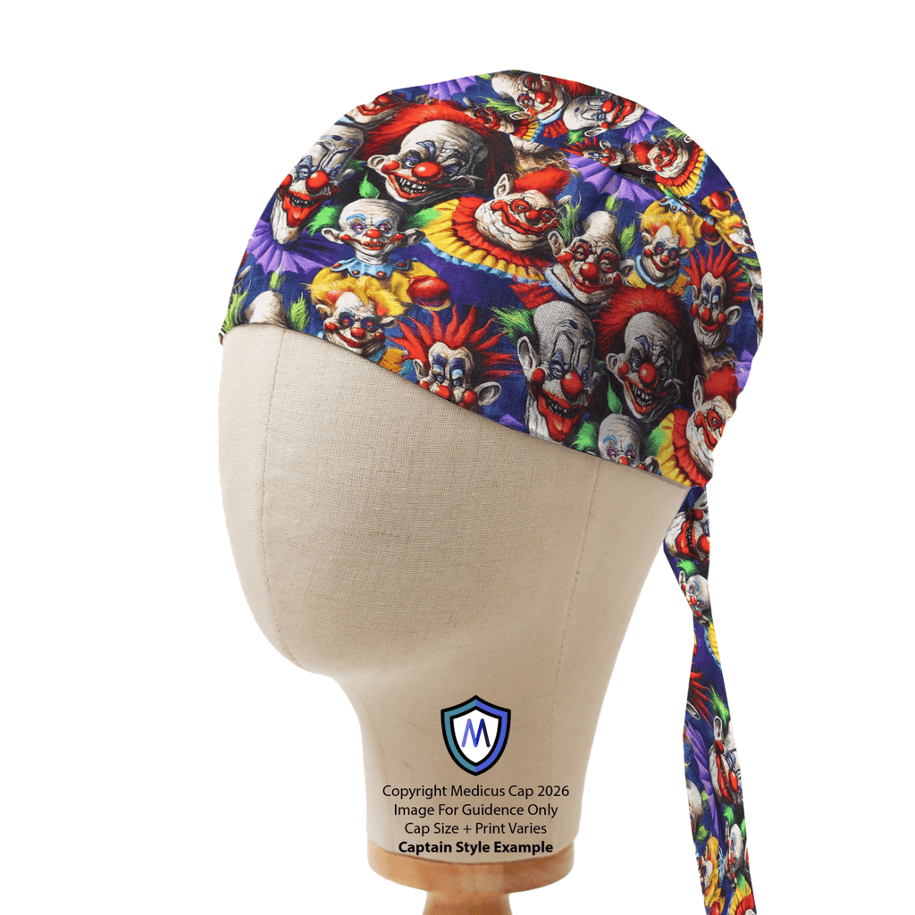 Gorro quirúrgico grande con forma de truco o trato para Halloween