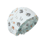 Harry Potter Wands Cauldron scrub cap shown on mannequin head