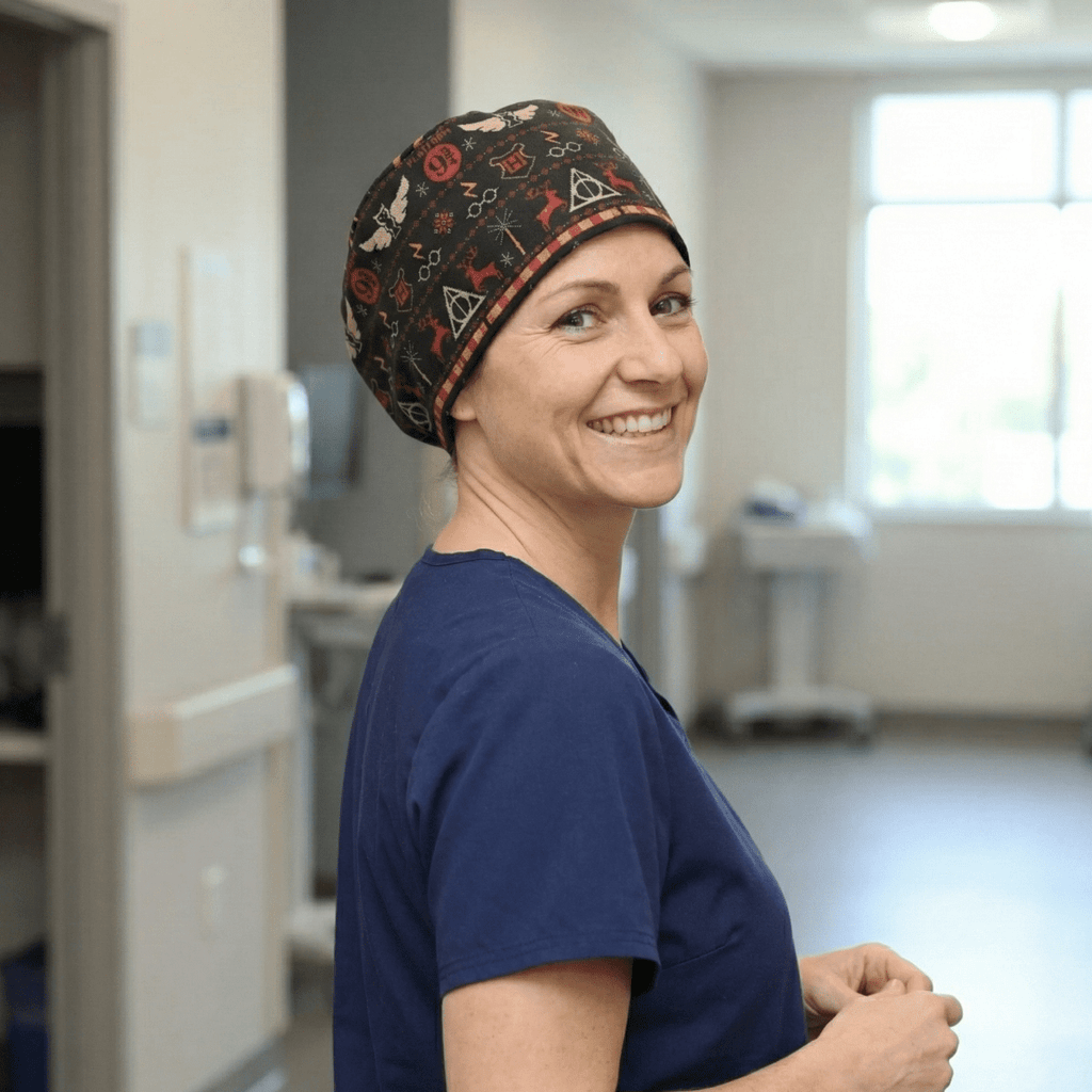 Harry Potter Christmas Jumper Scrub Cap