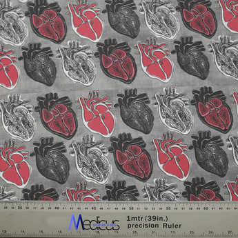 Abstract Heart Scrub Cap from Medicus Scrub Caps