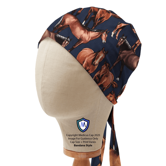 Gorro quirúrgico para caballos que deambulan libremente