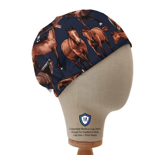 Gorro quirúrgico para caballos que deambulan libremente