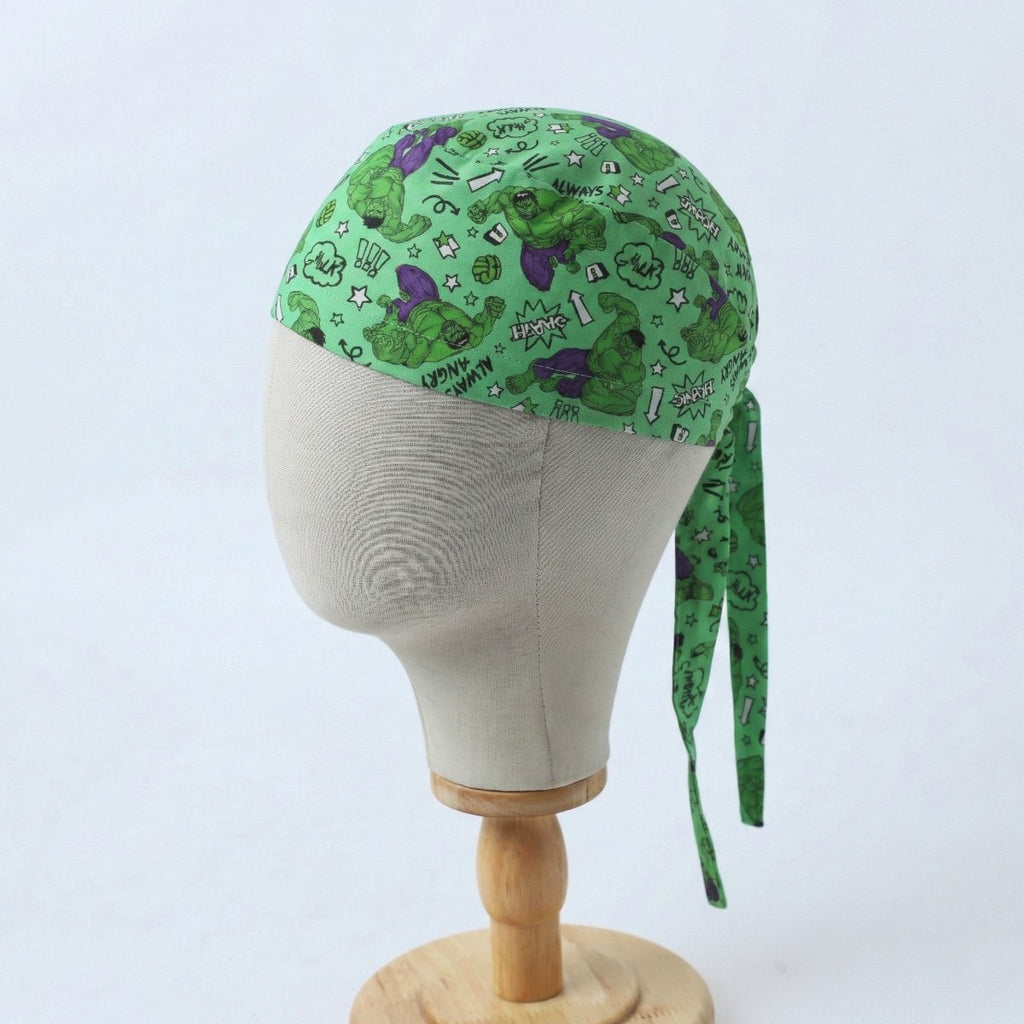 Hulk Smash Bash Superhero Scrub Cap