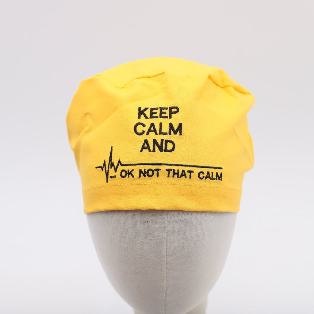Embroidery - Keep Calm And.. Ok Not That Calm Scrub Cap