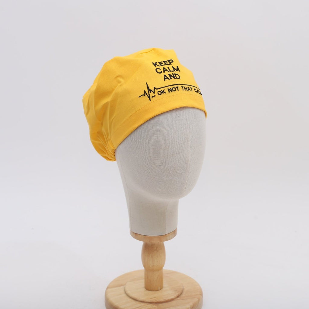 Embroidery - Keep Calm And.. Ok Not That Calm Scrub Cap