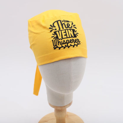 Gorro quirúrgico bordado con sangre B positiva