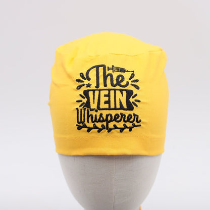 Gorro quirúrgico bordado con sangre B positiva