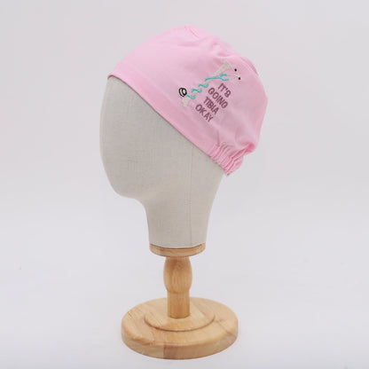 Gorro quirúrgico bordado con mano de esqueleto
