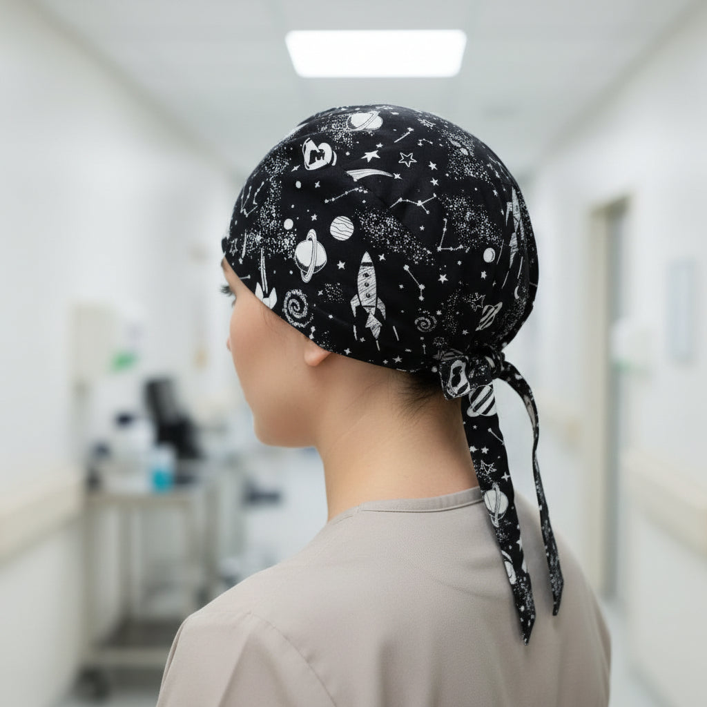 Rockets + Space Scrub Caps (Glow In The Dark)